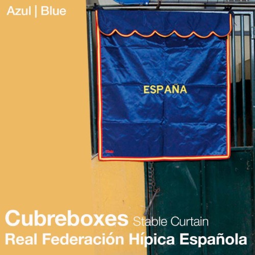 CUBREBOXES REAL FEDERACIÃ“N HÃPICA ESPAÃ‘OLA AZUL