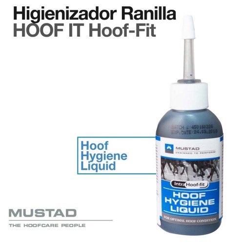 MUSTAD: HIGIENIZADOR DE RANILLA HOOF FIT LIQUID 50ml