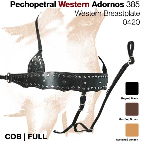PECHOPETRAL WESTERN ADORNOS 385