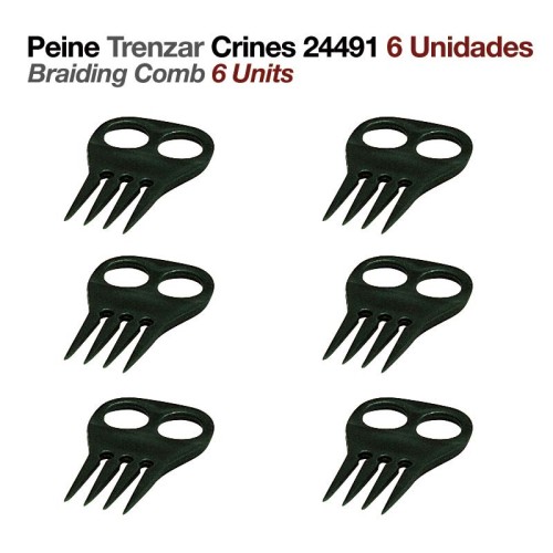 PEINE TRENZAR CRINES 24491 6uds