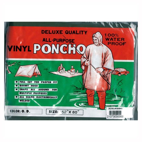 PONCHO NYLON PARA LLUVIA TP-6001-0D