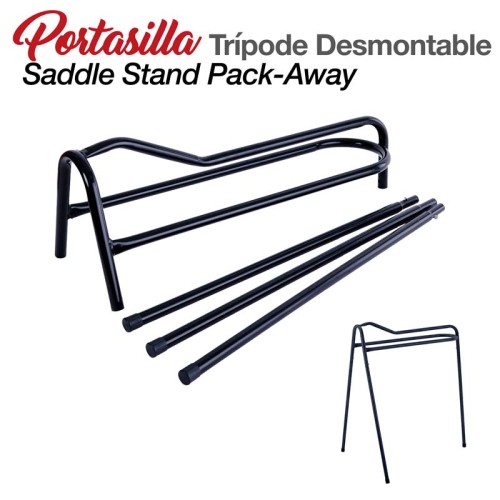 PORTASILLA TRÃPODE DESMONTABLE TH-3217B NEGRO