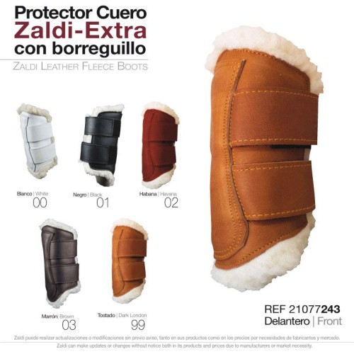PROTECTOR ZALDI EXTRA CUERO BORREGUILLO MANO