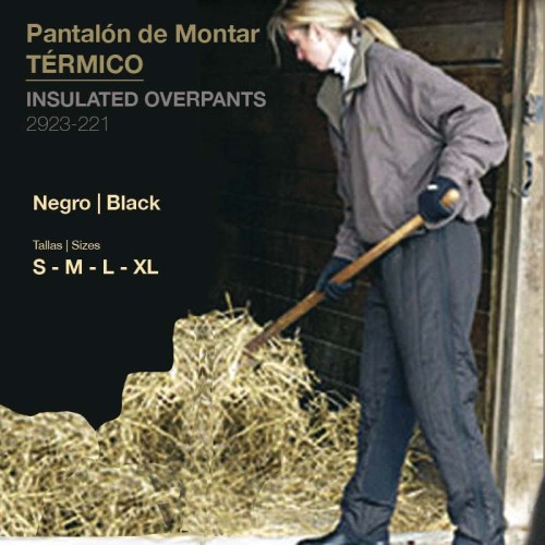PANTALÃ“N MONTAR TÃ‰RMICO NEGRO