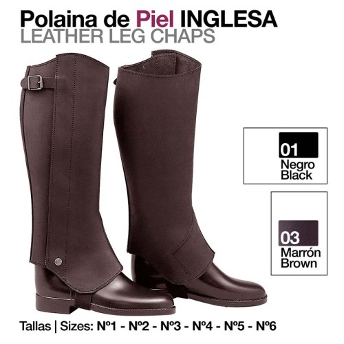 POLAINA PIEL INGLESA