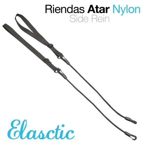 RIENDAS ATAR NYLON ELÃSTICO 1743 NEGRO