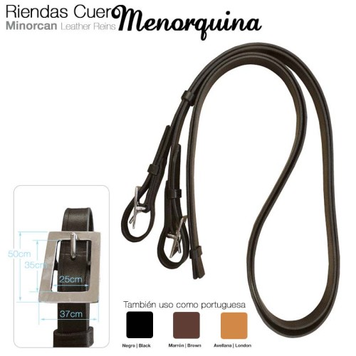 RIENDAS CUERO MENORQUINA & PORTUGUESA