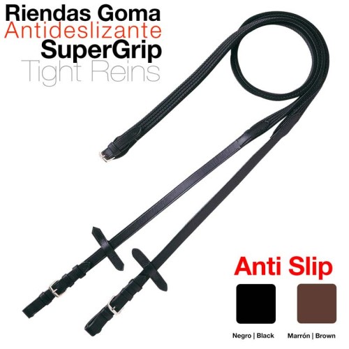 RIENDAS GOMA ANTIDESLIZANTE ANTISLIP 1808