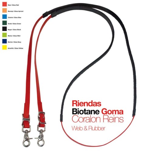 RIENDAS BIOTANE GOMA LR12006
