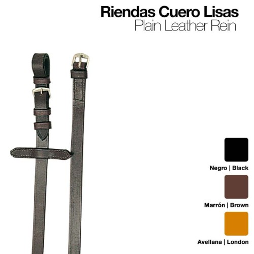 RIENDAS CUERO LISAS 1801