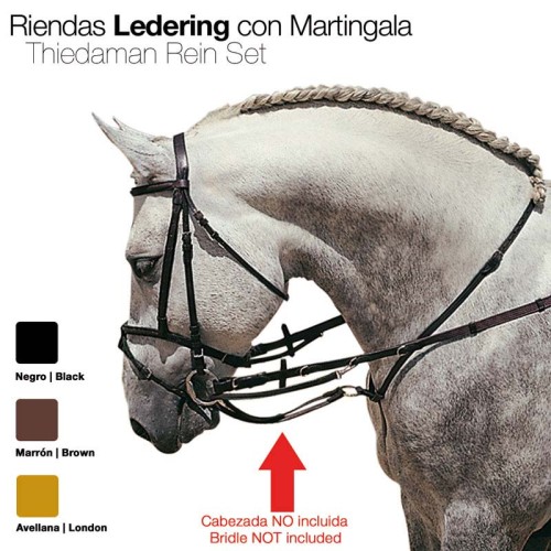 RIENDAS LEDERING CON MARTINGALA 1814
