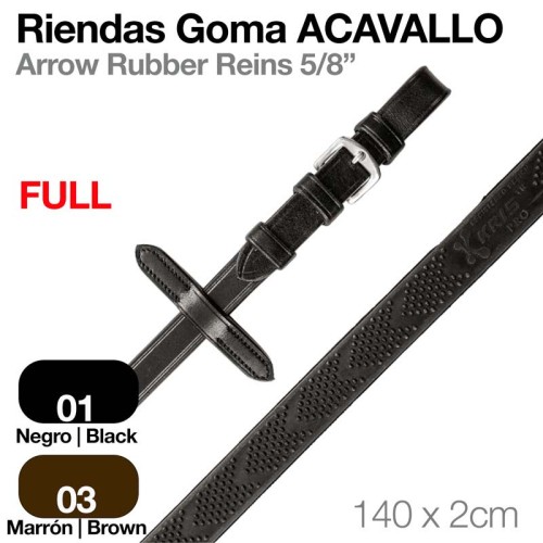 RIENDAS GOMA ACAVALLO FULL