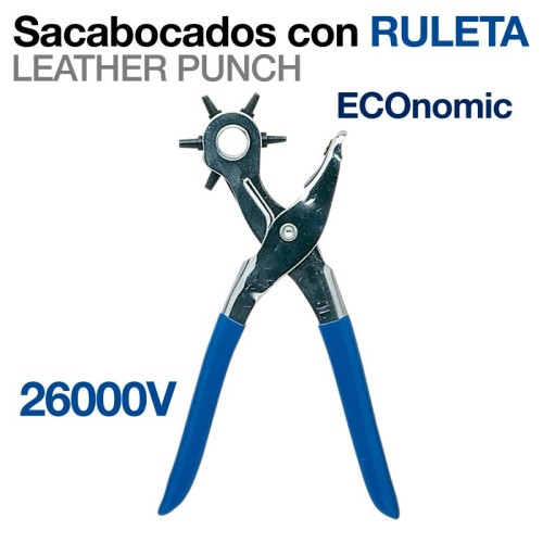 SACABOCADOS ECONÃ“MICO CON RULETA 26000V