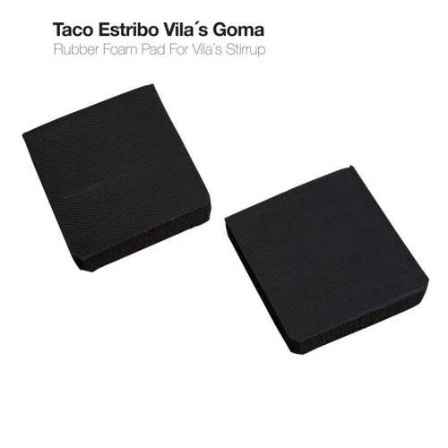 TACO ESTRIBO VILAÂ´S GOMA NEGRO PAR