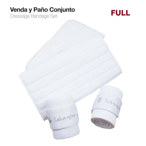 VENDA Y PAÃ‘O CONJUNTO PAR BLANCO
