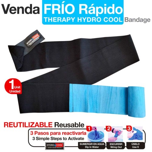 VENDA FRIO RÃPIDO REUTILIZABLE HYDROCOOL UNIDAD