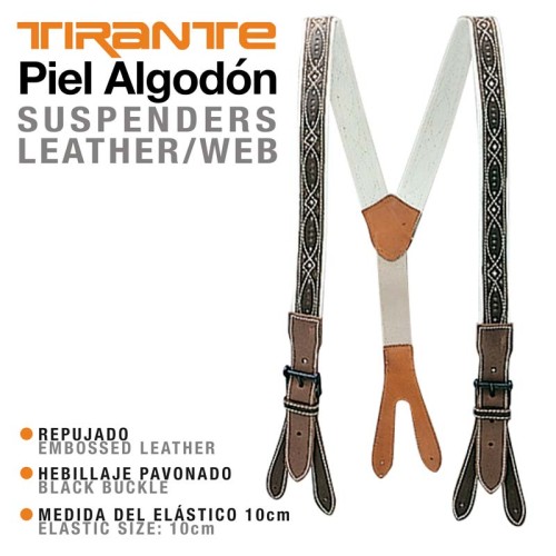 TIRANTE PIEL ALGODÃ“N 1900/30