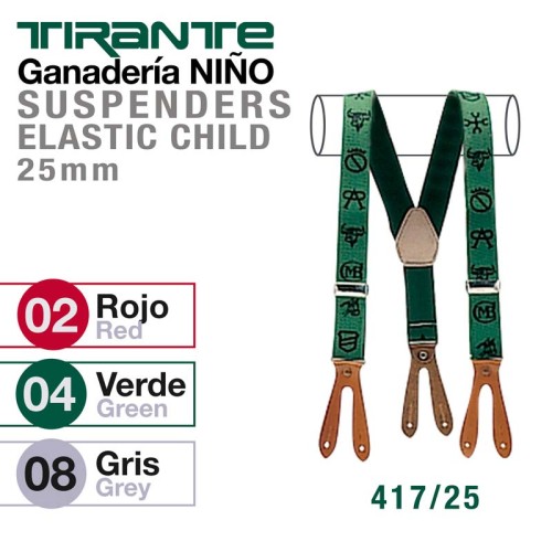 TIRANTE GANADERÃA NIÃ‘O 417/25