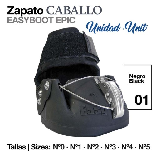Zapato caballo easyboot epic unidad nº0