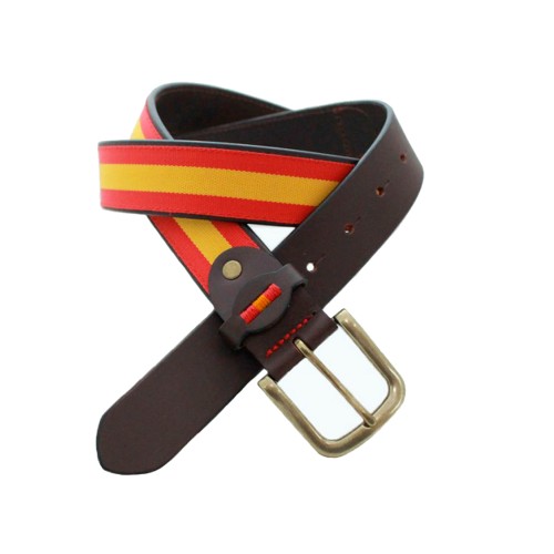 CINTURÃ“N PIEL & LONA 103-35 B/ESPAÃ‘A