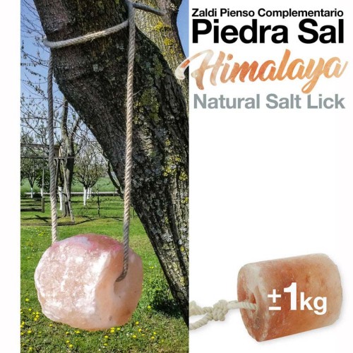 ZALDI PIENSO COMPLEMENTARIO PIEDRA SAL HIMALAYA +/-1kg