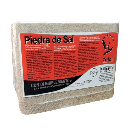 ZALDI PIENSO COMPLEMENTARIO PIEDRA SAL 10kg