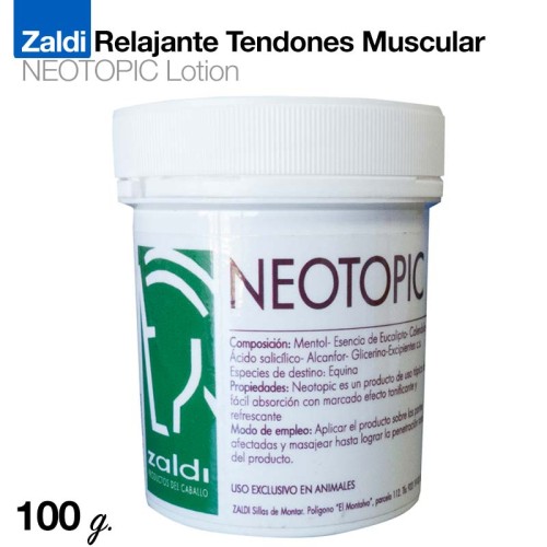 ZALDI RELAJANTE TENDONES MUSCULAR NEOTOPIC 100gr