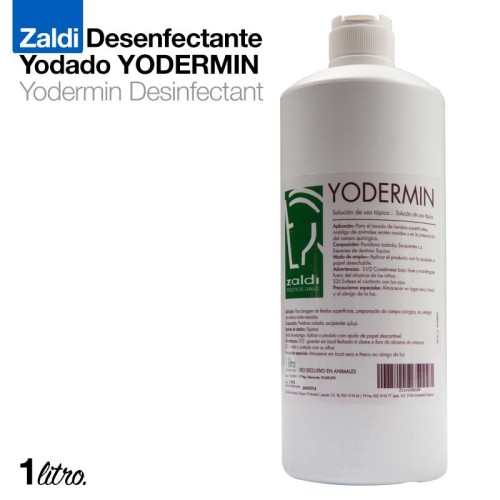 ZALDI DESINFECTANTE YODADO YODERMIN 1 litro