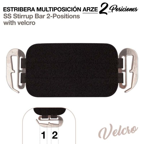 ESTRIBERA MULTIPOSICIÃ“N ARZE 2-POSICIONES PAR