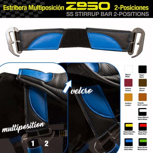 ESTRIBERA MULTIPOSICIÃ“N Z950 2-POSICIONES PAR