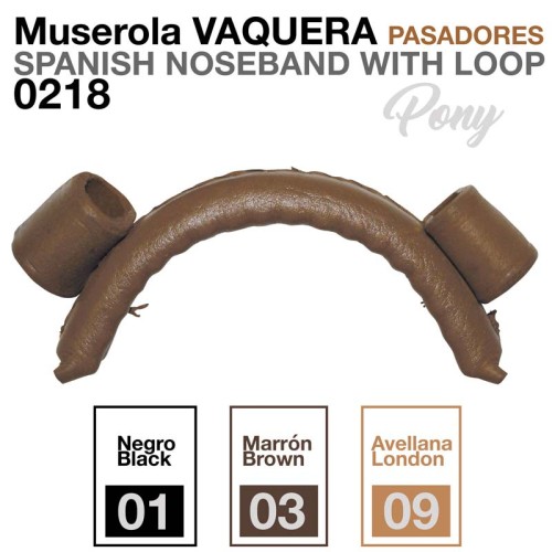 MUSEROLA VAQUERA PASADOR PONY
