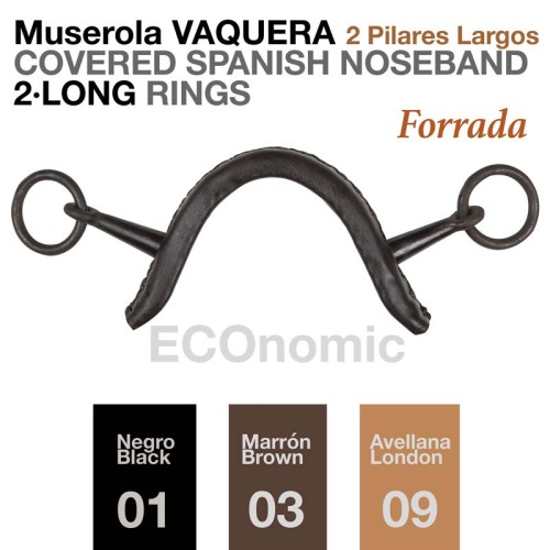 MUSEROLA VAQUERA ECO 2 PILAR LARGO FORRADA