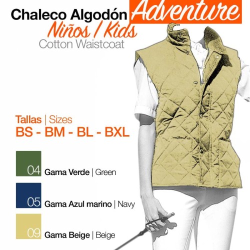 CHALECO ALGODÃ“N ADVENTURE