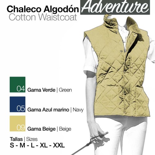CHALECO ALGODÃ“N ADVENTURE