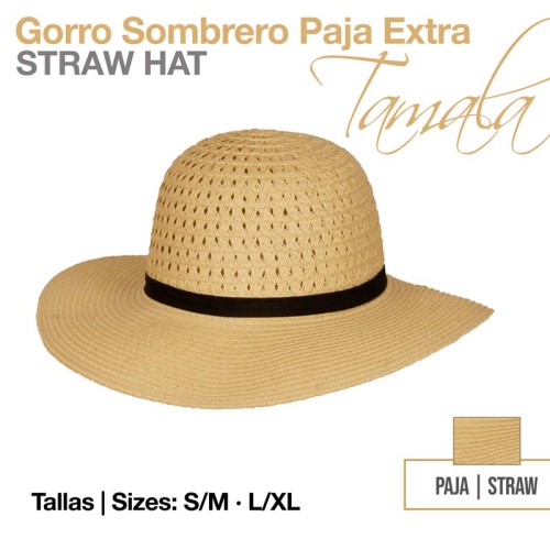 GORRO SOMBRERO PAJA EXTRA TAMALA