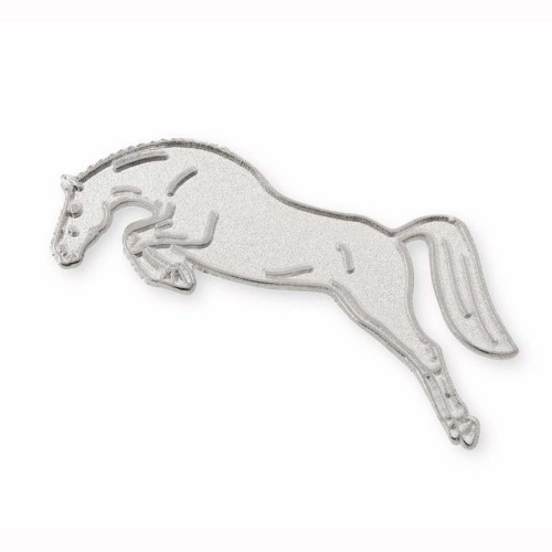 REGALO ALFILER CABALLO SALTO GA00159 PLATEADO