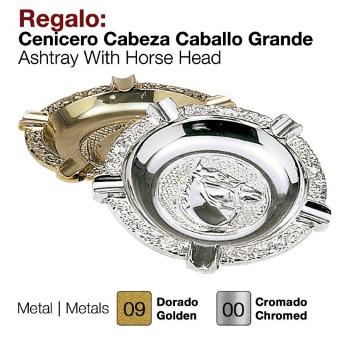 REGALO CENICERO CAB/CABALLO GRANDE