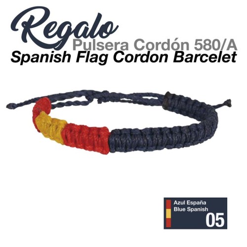 REGALO PULSERA CORDÃ“N 580/A AZUL ESPAÃ‘A