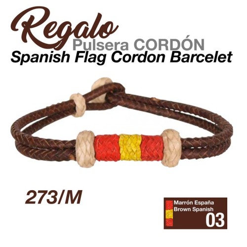 REGALO PULSERA CORDÃ“N 573M MARRÃ“N ESPAÃ‘A