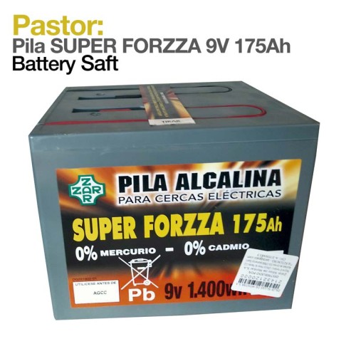 PASTOR: PILA SUPER FORZZA 9V 175AH