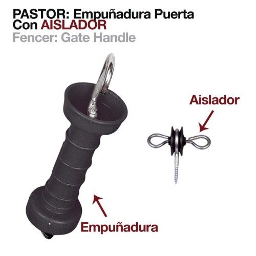 PASTOR: EMPUÃ‘ADURA PUERTA CON AISLADOR