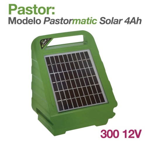 PASTOR: MODELO PASTORMATIC 300 SOLAR 12V 4Ah
