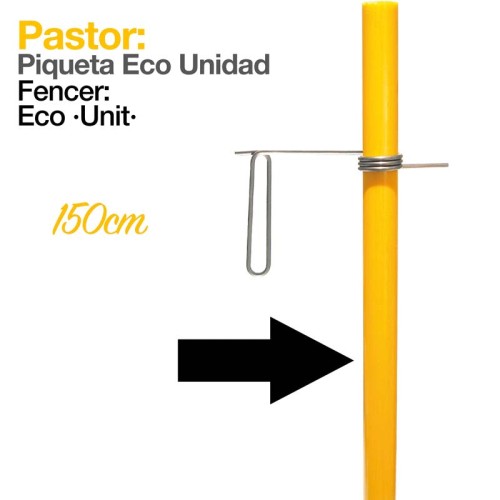 PASTOR: PIQUETA ECO 150cm UNIDAD
