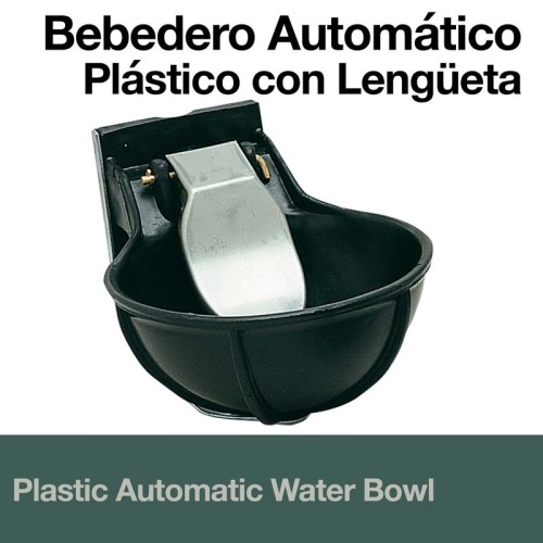 BEBEDERO AUTOMÃTICO PLÃSTICO CON LENGÃœETA