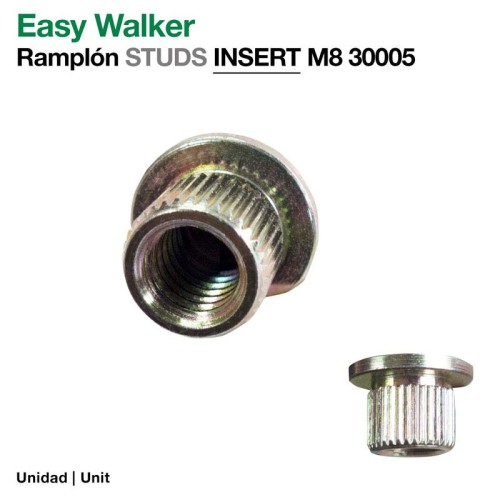 EASY WALKER: RAMPLÃ“N INSERT M8 30005(ud)