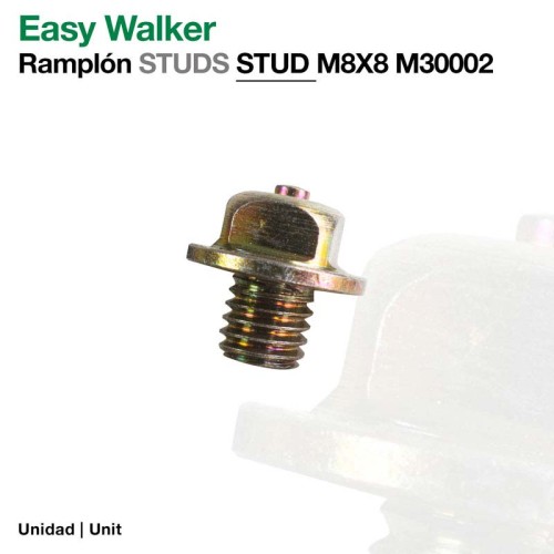 EASY WALKER: RAMPLÃ“N STUDS M8X8 30002(ud)