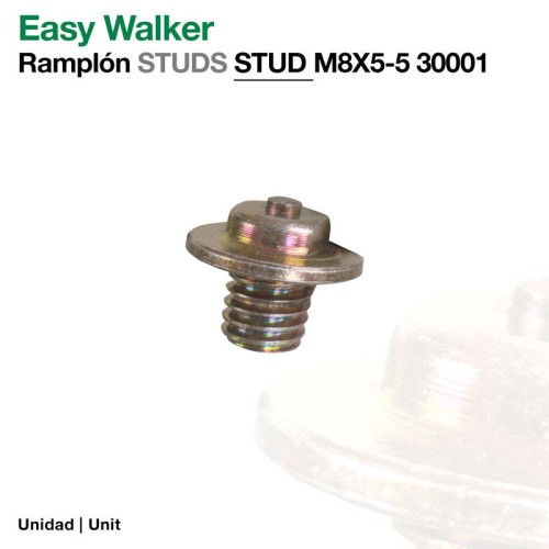 EASY WALKER: RAMPLÃ“N STUDS M8X5-5 30001(ud)