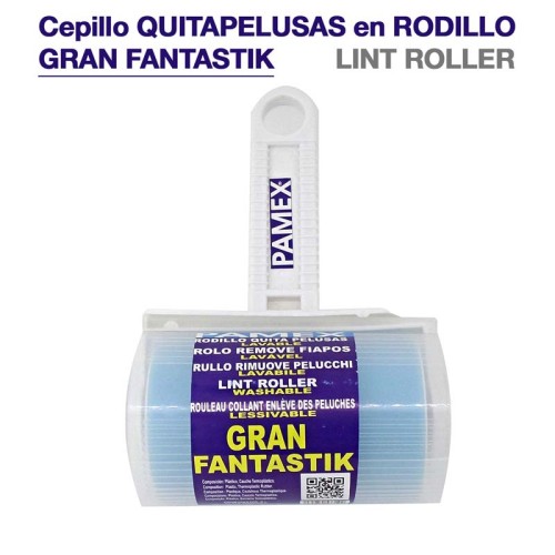 CEPILLO QUITAPELUSAS EN RODILLO GRAN FANTASTIK