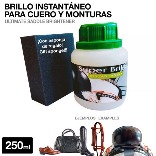 BRILLO INSTANTANEO PARA CUERO Y MONTURAS 250ml.