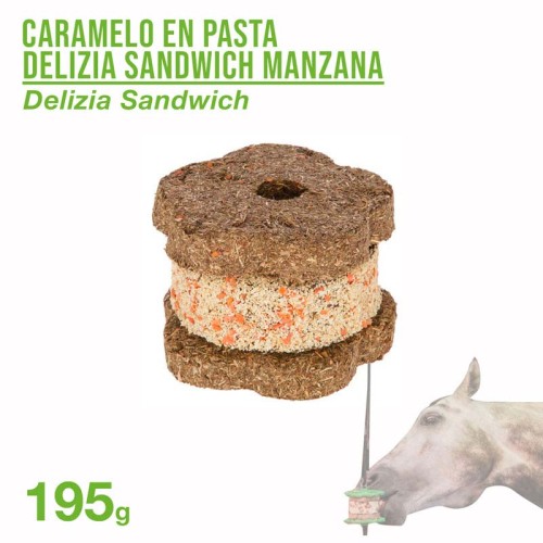 CARAMELO EN PASTA DELIZIA SANDWICH MANZANA 195gr